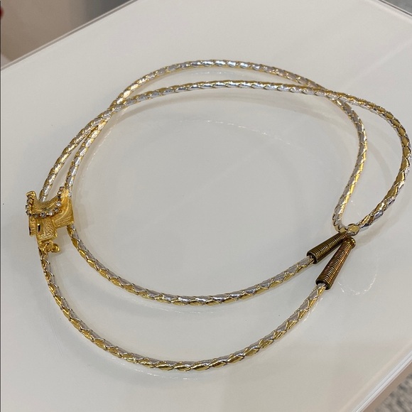 Other - Elegant Gold and Silver Tone Bolo Tie